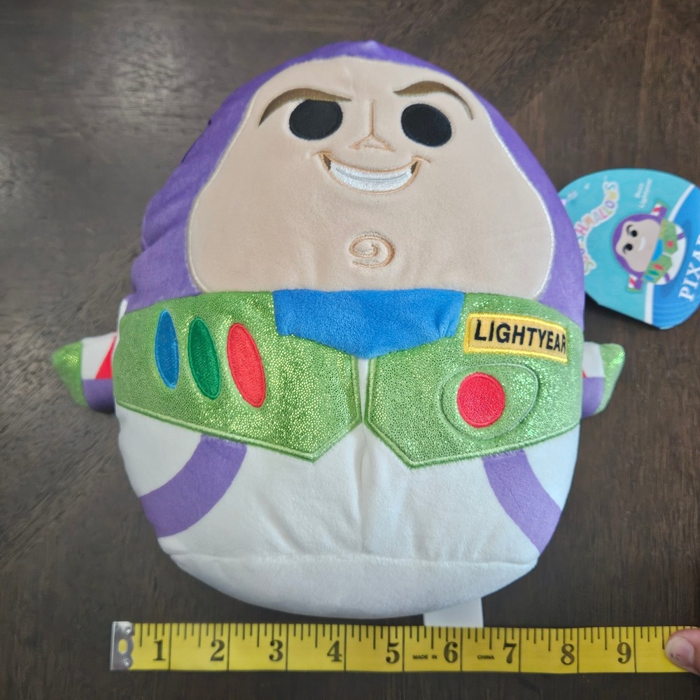 Squishmallow Buzz Lightyear Plush NEW Pixar Toy Story Space Ranger Disneyana - Picture 3 of 9